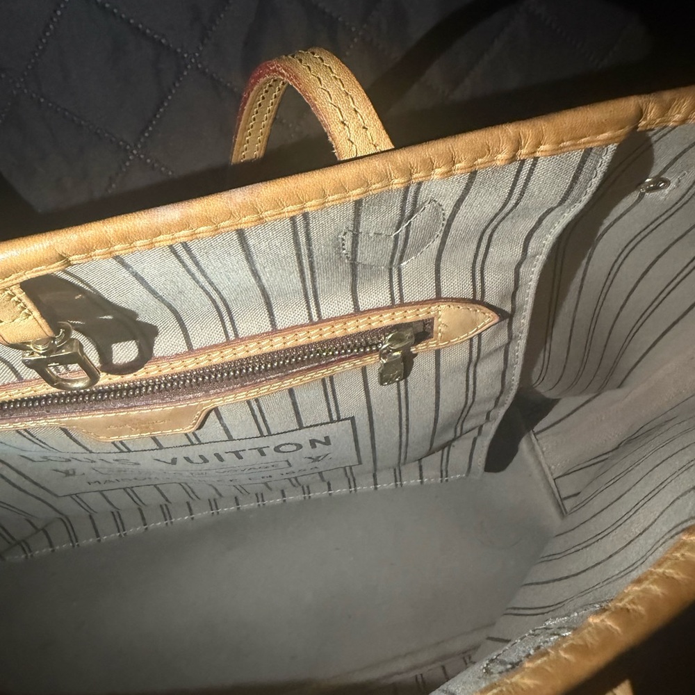 Louis Vuitton Dark Brown Monogram Tote - Picture 5 of 7